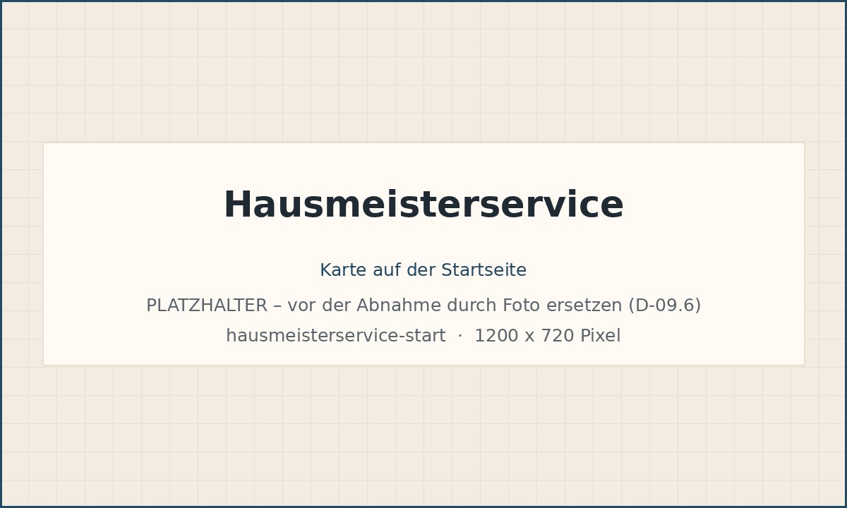 Hausmeister bei der Kontrolle der Haustechnik im Treppenhaus
