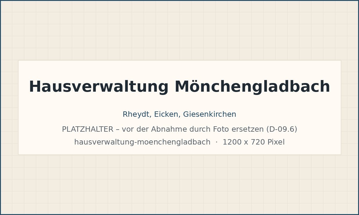 Hausverwaltung in Mönchengladbach – Bild folgt