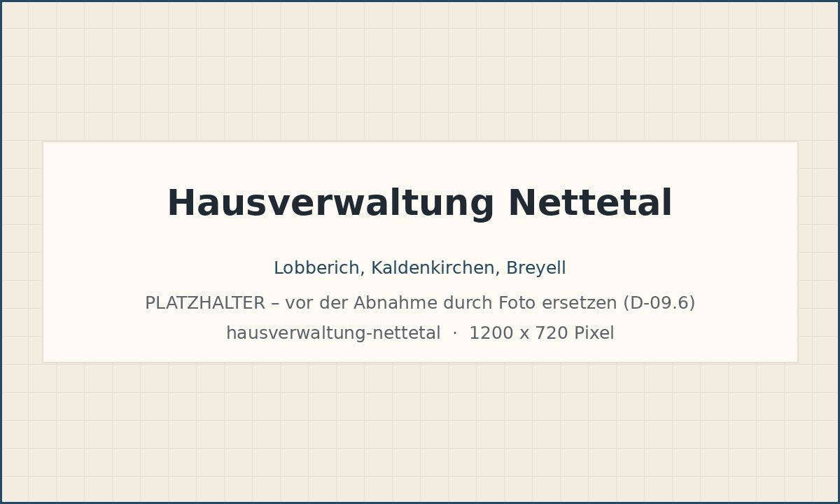 Hausverwaltung in Nettetal – Bild folgt