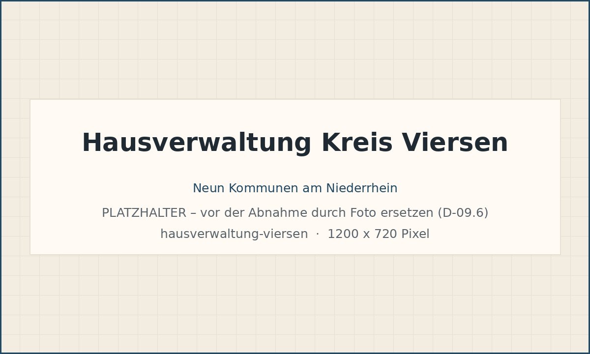 Hausverwaltung im Kreis Viersen – Bild folgt
